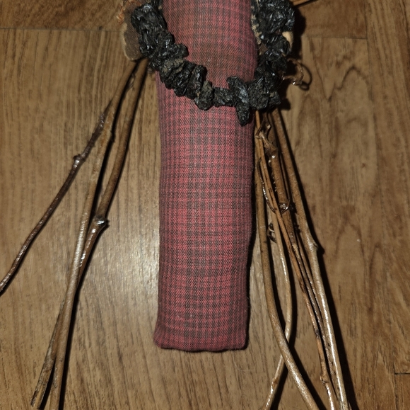 Primitive Country-Style Angel Doll Twigs Cloth - Picture 3 of 4